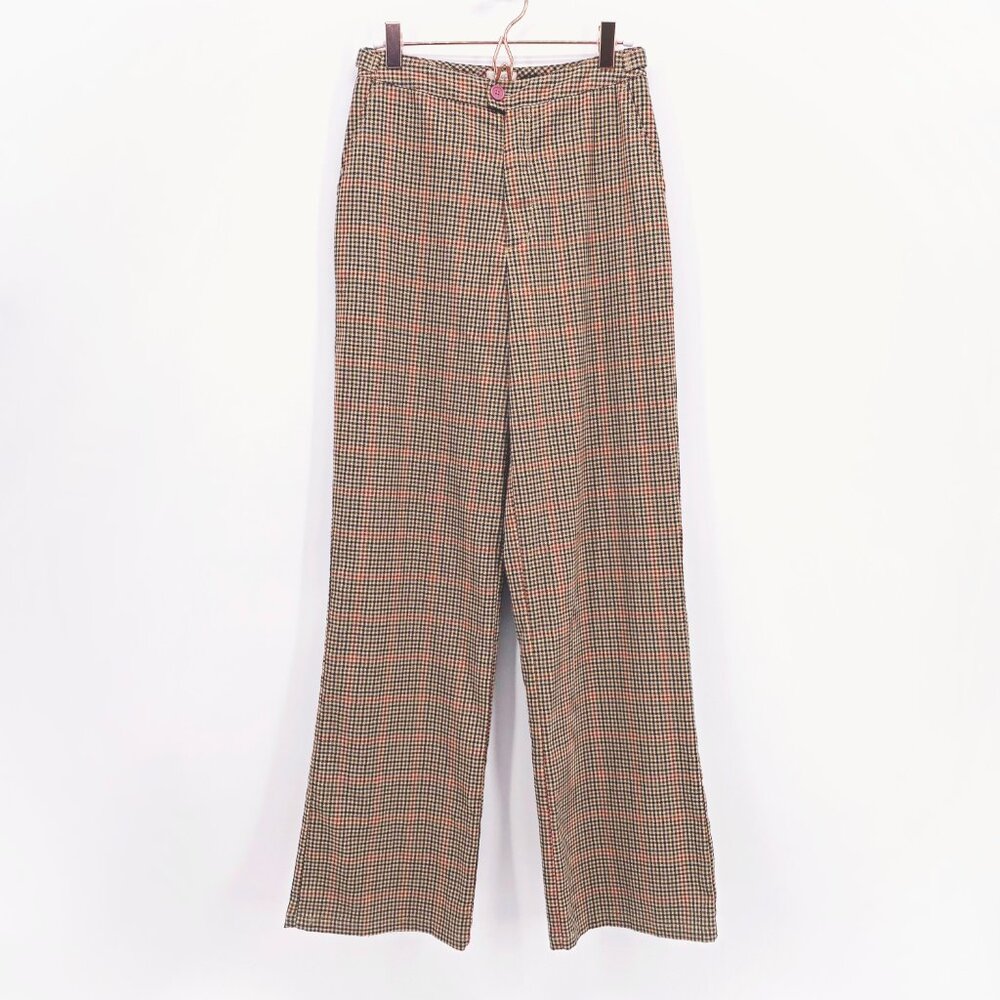 John Galt Plaid Straight Leg Pants